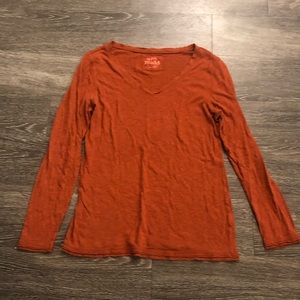 Mudd Orange long sleeve shirt